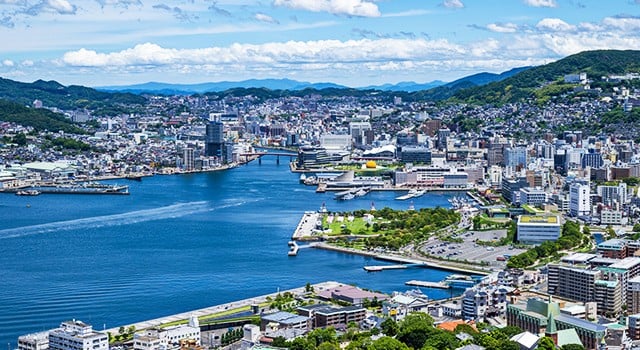 長崎市の町の風景