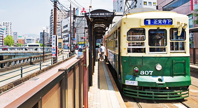 路面電車の写真