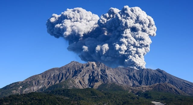 桜島の写真